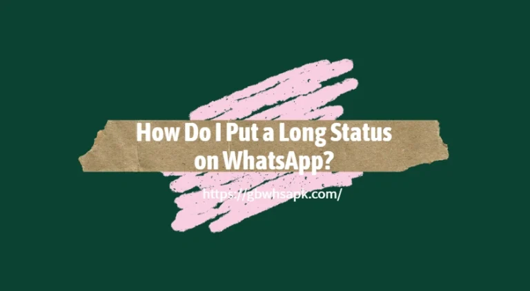 Long Status whatsapp